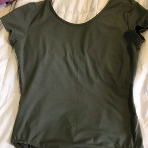 Green tshirt bodysuit
